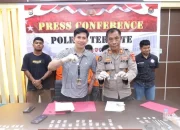 Lima Pengedar Narkoba di Ternate Ditangkap, 69 Gram Sabu Diamankan