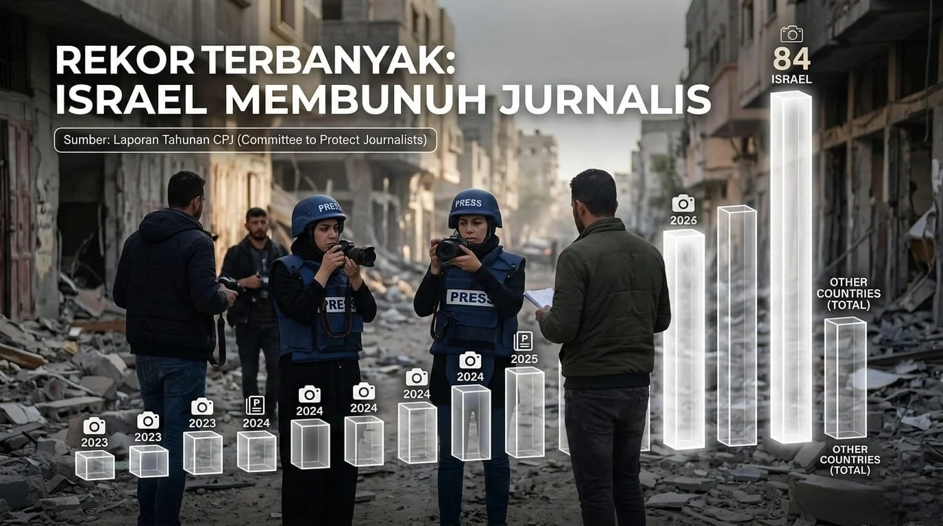 Data jurnalis yang tewas di perang