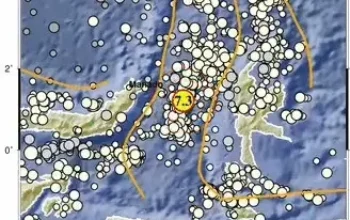 BREAKING NEWS: Gempa Magnitudo 7,3 Guncang Sulut Hingga Malut