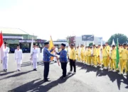 Wali Kota Ternate Tauhid Soleman resmi melepas kontingen Kota Ternate untuk berlaga di PORPROV V Maluku Utara, Senin (1/6/2026). Tauhid meminta seluruh atlet meraih prestasi terbaik dengan menjunjung tinggi sportivitas dan mengharumkan nama daerah.