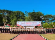 Peringati Hari Juang Polri, Polres Halsel Bakar Semangat Pengabdian