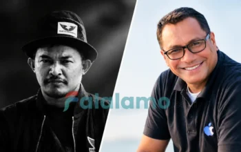 Kolase foto Irawan Adam dan Tamrin Haji Hasim politisi Partai Perindo DPRD Halmahera Selatan.